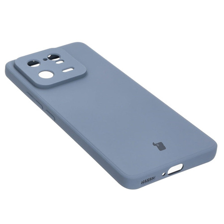 Etui Bizon Case Silicone Sq do Xiaomi 13 Pro, szare