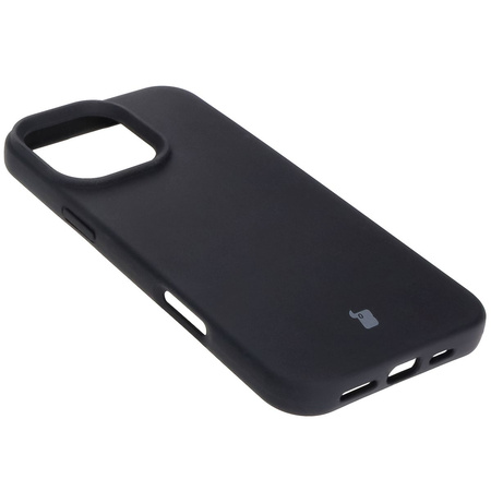 Silikonowe etui Bizon Soft Case do iPhone 16 Pro Max, czarne