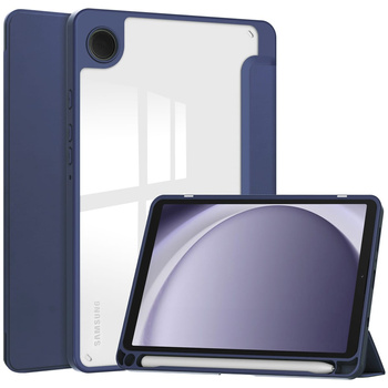 Etui Bizon Case Tab Clear Matt do Galaxy Tab A9, granatowe