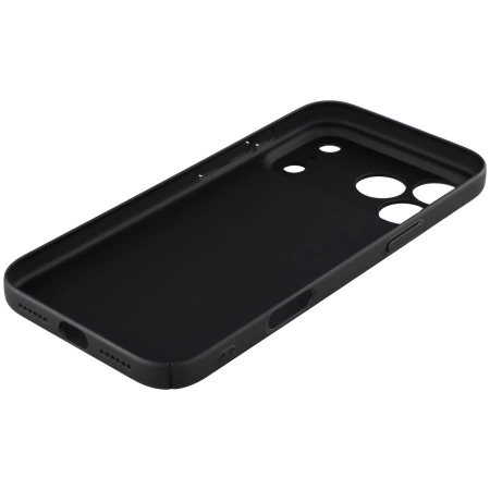 Etui Bizon Case Łupka do iPhone 17 Pro Max, czarne