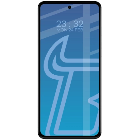 Szkło hartowane Bizon Glass Edge Duo do Motorola Moto G84 5G, czarna ramka, 2 sztuki