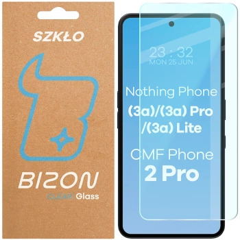 Szkło hartowane Bizon Glass Clear 2 do Nothing Phone (3a) / (3a) Pro / (3a) Lite / CMF Phone 2 Pro