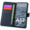 Etui z klapką Bizon Case Pocket do Galaxy A57 5G, granatowe