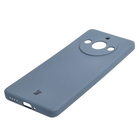 Etui Bizon Case Silicone Sq do Realme 11 Pro / 11 Pro+, szare