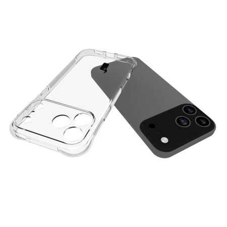 Elastyczne etui Bizon Case Salpa do iPhone 17 Pro Max, przezroczyste