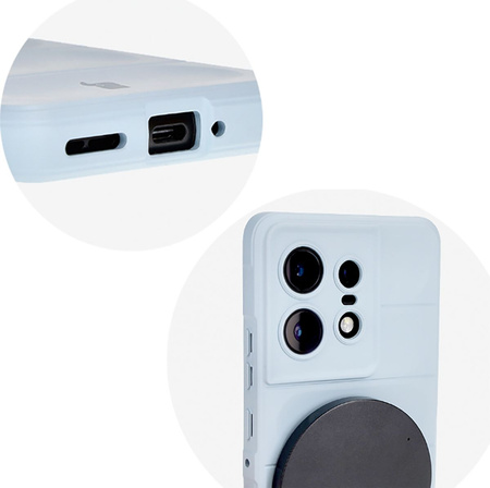 Pancerne etui Bizon Case Tur do Motorola Edge 50 Pro, jasnoniebieskie