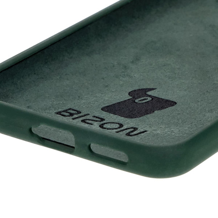 Silikonowe etui Bizon Soft Case do Xiaomi Poco F6, ciemnozielone