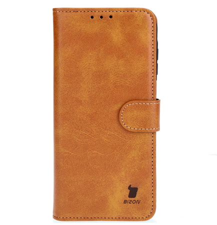 Etui z klapką Bizon Case Pocket do Galaxy A05s, brązowe