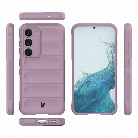 Pancerne etui Bizon Case Tur do Galaxy S23, jasnofioletowe