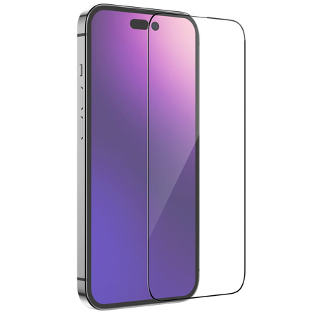Szkło hartowane Bizon Glass Edge 2 do iPhone 14 Pro Max, czarne