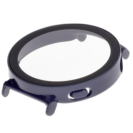 Etui ze szkłem do zegarka Bizon Case Watch Adamo do Huawei Watch GT 5 41 mm, niebieskie
