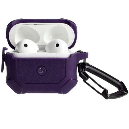 Etui Bizon Case Headphone Armor do Apple Airpods 3, fioletowe