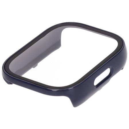 Etui ze szkłem do zegarka Bizon Case+Glass Watch do Xiaomi Redmi Watch 5 Lite, niebieskie