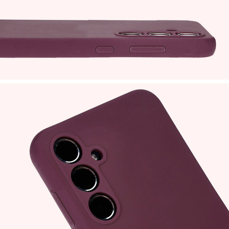 Etui silikonowe Bizon Soft Case do Galaxy A55 5G, ciemnofioletowe