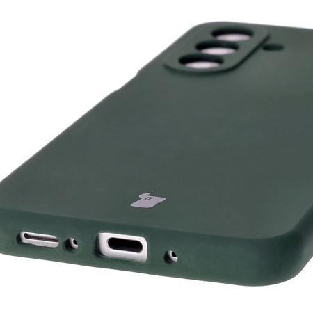 Silikonowe etui Bizon Soft Case do Galaxy A17 5G / A26 5G, ciemnozielone