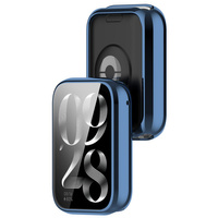 Etui z osłoną ekranu Bizon Case Watch Felipe do Xiaomi Mi Smart Band 9 Pro, niebieskie