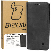 Etui z klapką Bizon Case Pocket Pro do Xiaomi Poco M4 Pro 5G / Xiaomi Redmi Note 11s 5G, czarne