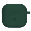 Silikonowe etui z karabińczykiem Bizon Case Headphone Silicone do AirPods 4, jasnozielone
