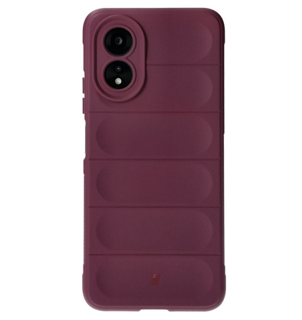 Pancerne etui Bizon Case Tur do Oppo A38 4G, burgundowe