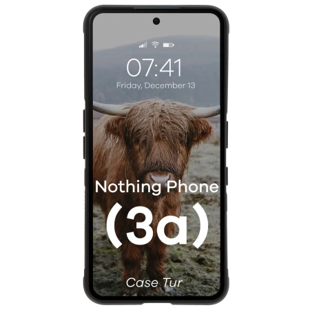 Pancerne etui Bizon Case Tur do Nothing Phone (3a), czarne