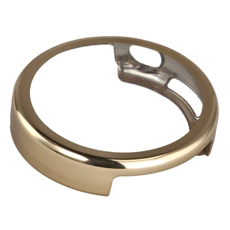 Etui z osłoną ekranu Bizon Case Watch Felipe do Xiaomi Watch S4 41 mm, złote