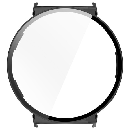 Etui ze szkłem do zegarka Bizon Case Watch Adamo do Huawei Watch GT 5 41 mm, czarne