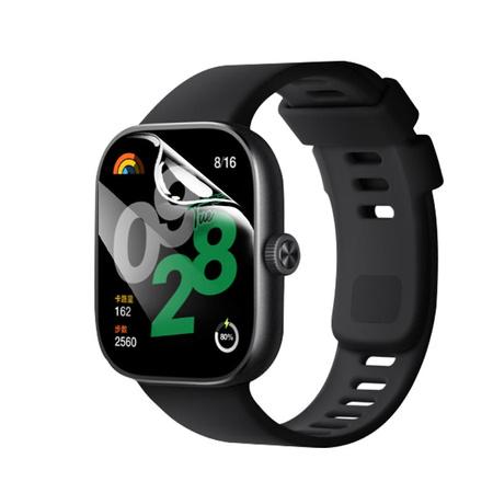 Folia hydrożelowa na ekran Bizon Glass Watch Hydrogel Duo do Redmi Watch 4, 2 sztuki