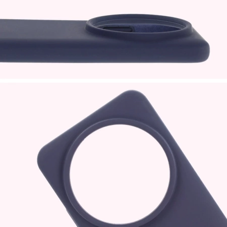Silikonowe etui Bizon Soft Case do Xiaomi 15 Ultra, ciemnoniebieskie