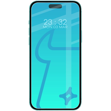 Szkło hartowane Bizon Glass Clear 2 do iPhone 15 / 15 Pro / 16