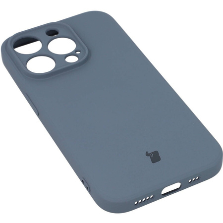 Etui Bizon Case Silicone do iPhone 14 Pro, szare