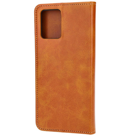 Etui z klapką Bizon Case Pocket Pro do Motorola Moto G54 5G, brązowe