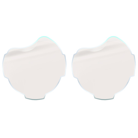 Folia matowa Bizon Glass Watch Film Sun Duo do Garmin Instinct E 45 mm, 2 sztuki