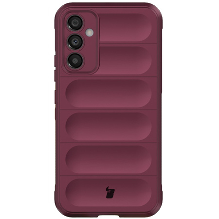 Pancerne etui Bizon Case Tur do Galaxy A34 5G, burgundowe
