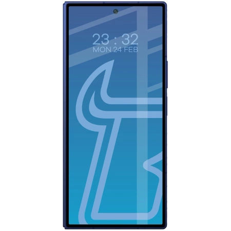 Szkło hartowane Bizon Glass Edge Duo do Galaxy Z Fold7, czarna ramka, 2 sztuki