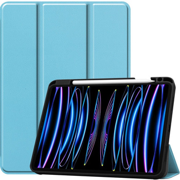 Etui Bizon Case Tab Lizard do iPad Pro 11 2022/2021/2020/2018, błękitne