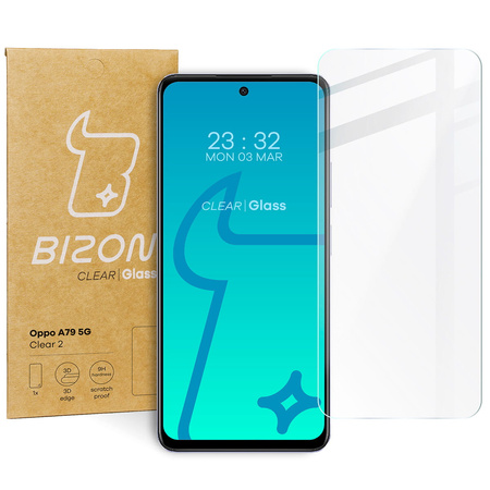 Szkło hartowane Bizon Glass Clear 2 do Oppo A79 5G