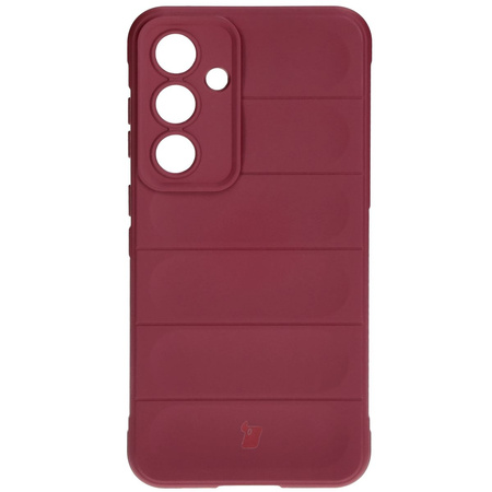 Pancerne etui Bizon Case Tur do Galaxy S24 FE, burgundowe