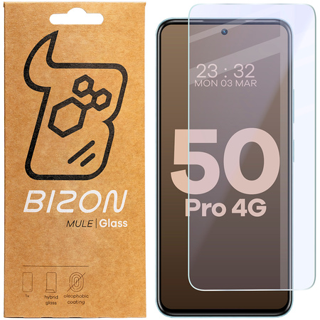 Elastyczne szkło hybrydowe Bizon Glass Mule do Motorola Moto G75 5G