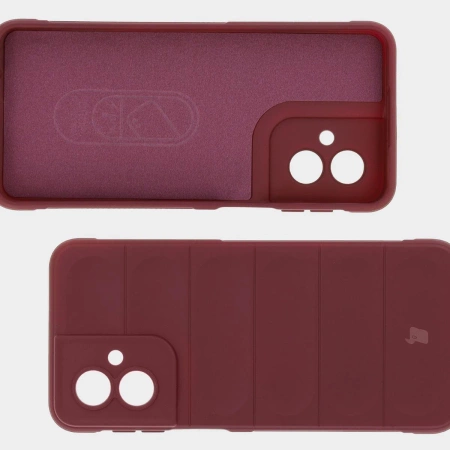 Pancerne etui Bizon Case Tur do Motorola Moto G55 5G, burgundowe