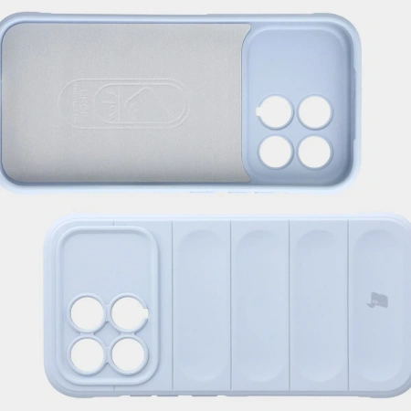 Pancerne etui Bizon Case Tur do Xiaomi POCO F8 Pro, jasnoniebieskie