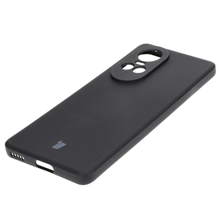 Etui Bizon Case Silicone Sq do Oppo Reno 10 5G, czarne