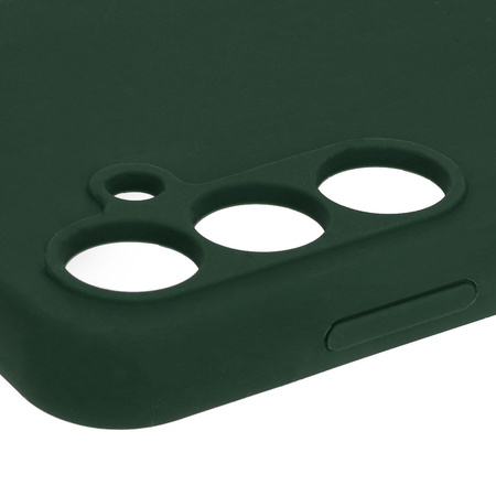 Etui silikonowe Bizon Soft Case do Galaxy A55 5G, ciemnozielone