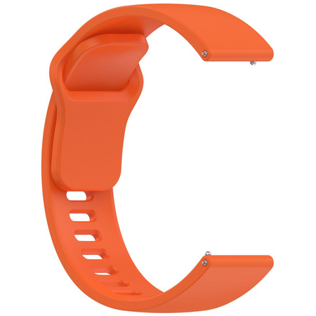 Silikonowy pasek Bizon Strap Watch Silicone do Xiaomi Redmi Watch 5 Lite / 5 Active, pomarańczowy