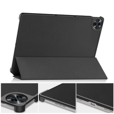 Etui z klapką Bizon Case Tab Croc do Realme Pad 2 11.5, czarne