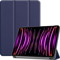 Etui Bizon Case Tab Croc do iPad Pro 12.9 2022/2021/2020/2018, granatowe