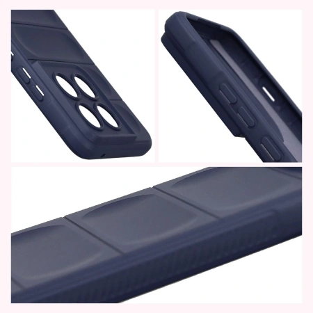 Pancerne etui Bizon Case Tur do Motorola Edge 70, granatowe