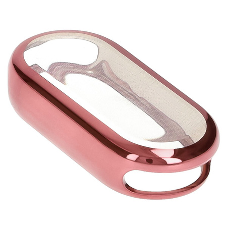 Etui Bizon Case Watch Felipe do Xiaomi Smart Band 9, różowe