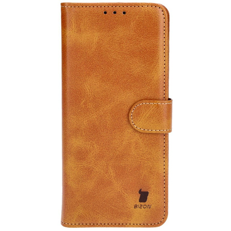 Etui z klapką Bizon Case Pocket do Xiaomi Poco X6 / Xiaomi Redmi Note 13 Pro 5G, brązowe