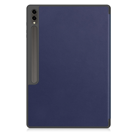 Etui Bizon Case Tab Lizard do Samsung Galaxy Tab S10 Ultra / S9 Ultra, granatowe