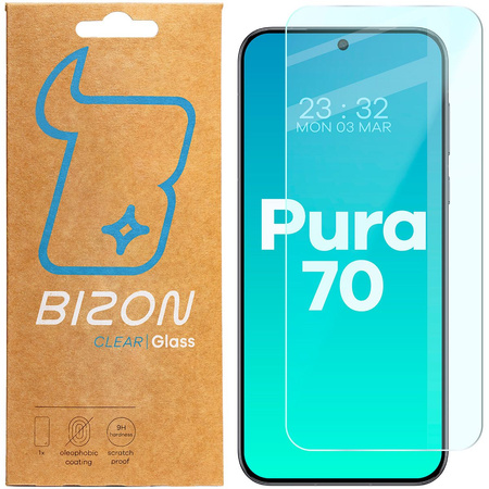 Szkło hartowane Bizon Glass Clear 2 do Huawei Pura 70 